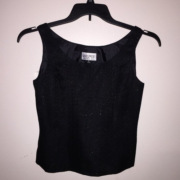 Kasper 3 Piece Evening Suit 4P Black Dressy - Picture 2 of 16